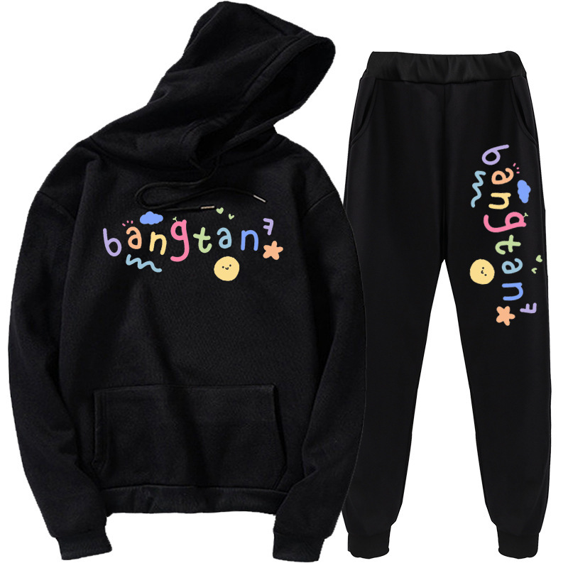 New kpop youth hoodie Korea Youth League new album Dynamite hoodie set - Image 2