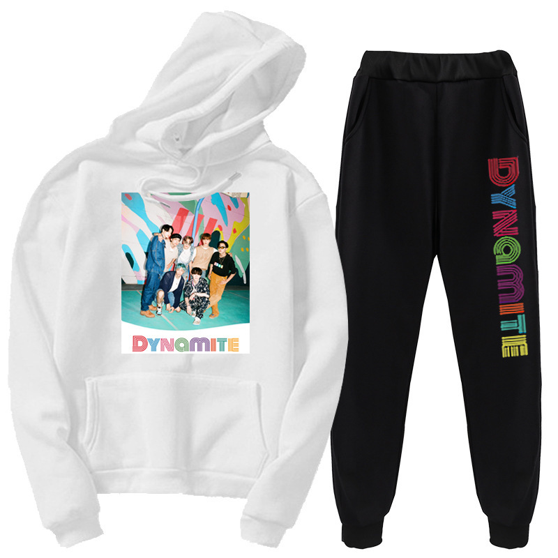 New kpop youth hoodie Korea Youth League new album Dynamite hoodie set