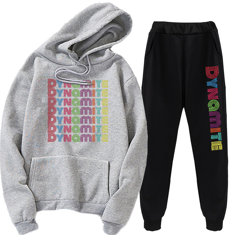 New kpop youth hoodie Korea Youth League new album Dynamite hoodie set - Image 11