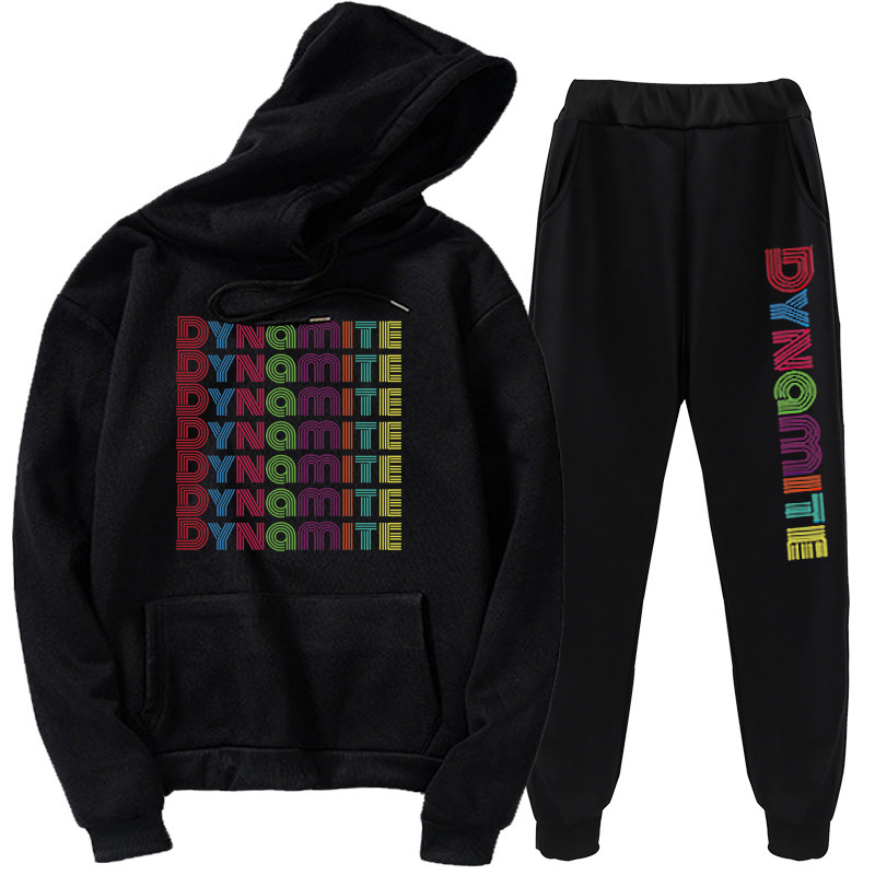 New kpop youth hoodie Korea Youth League new album Dynamite hoodie set - Image 22