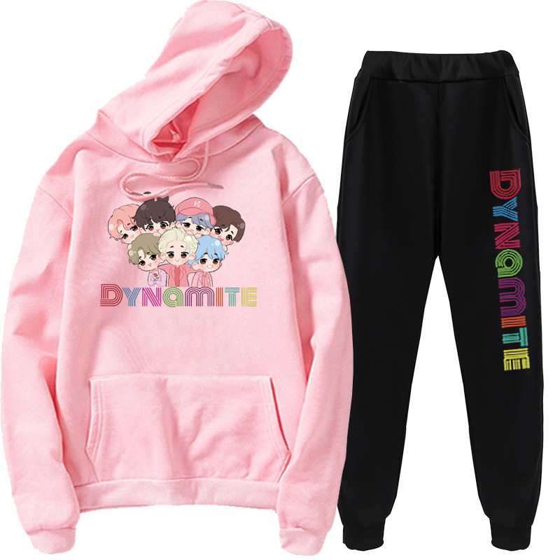 New kpop youth hoodie Korea Youth League new album Dynamite hoodie set - Image 9