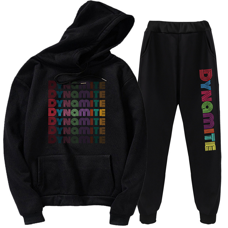 New kpop youth hoodie Korea Youth League new album Dynamite hoodie set - Image 6