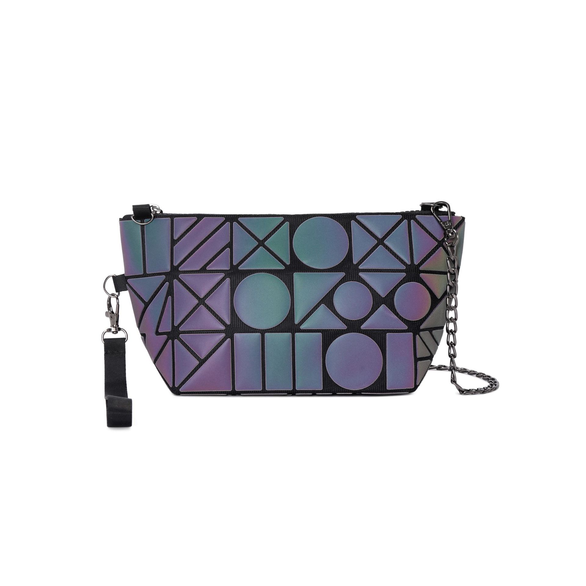 New net celebrity pvc cosmetic bag large capacity rhomboid ladies storage bag custom cosmetic bag pencil case portable small - Image 10