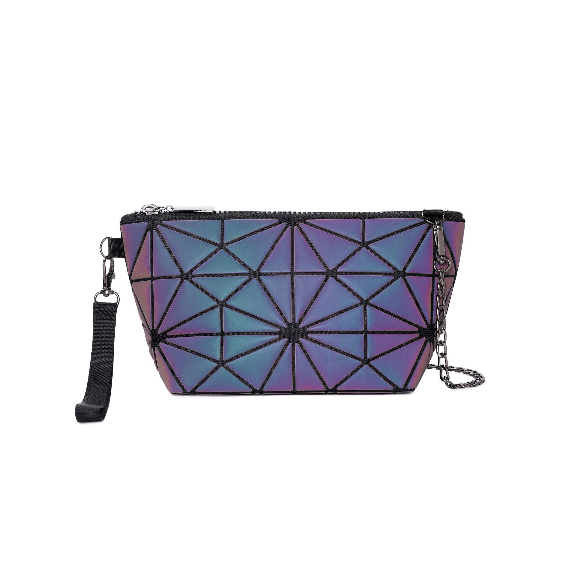New net celebrity pvc cosmetic bag large capacity rhomboid ladies storage bag custom cosmetic bag pencil case portable small - Image 9
