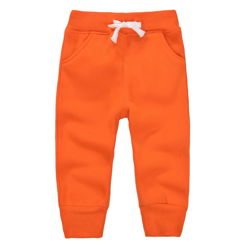 momscare children's clothing boys and girls winter plus velvet pants children's cotton pants baby sports pants thickened warm pants - Image 15