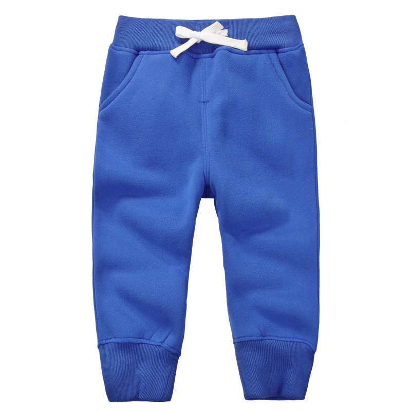 momscare children's clothing boys and girls winter plus velvet pants children's cotton pants baby sports pants thickened warm pants - Image 8