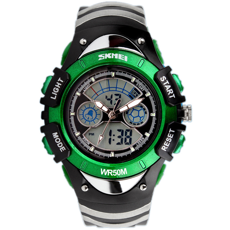 Skmei trendy Amazon hot selling children's electronic watch skmei waterproof fashion dual time student sports watch - Image 5
