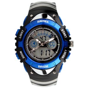 Skmei trendy Amazon hot selling children's electronic watch skmei waterproof fashion dual time student sports watch