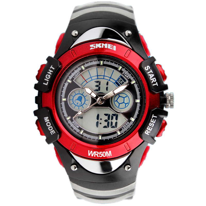 Skmei trendy Amazon hot selling children's electronic watch skmei waterproof fashion dual time student sports watch - Image 8