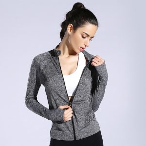 New sports yoga clothes zipper jacket women's tops Fitness clothes hot style source factory one drop shipping