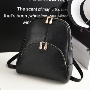 2021 spring new fashion backpack female Korean student book simple and simple backpack, one by one manufacturer