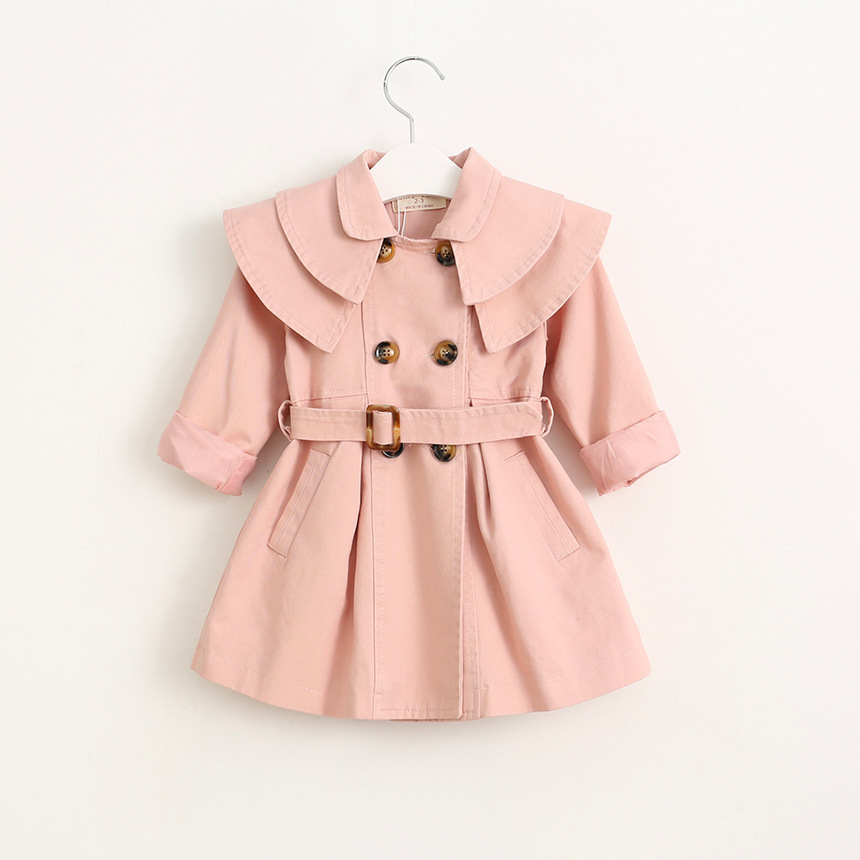 Cross-border children's clothing coat one generation spring and autumn new style cotton girl windbreaker Korean baby coat wholesale - Image 7