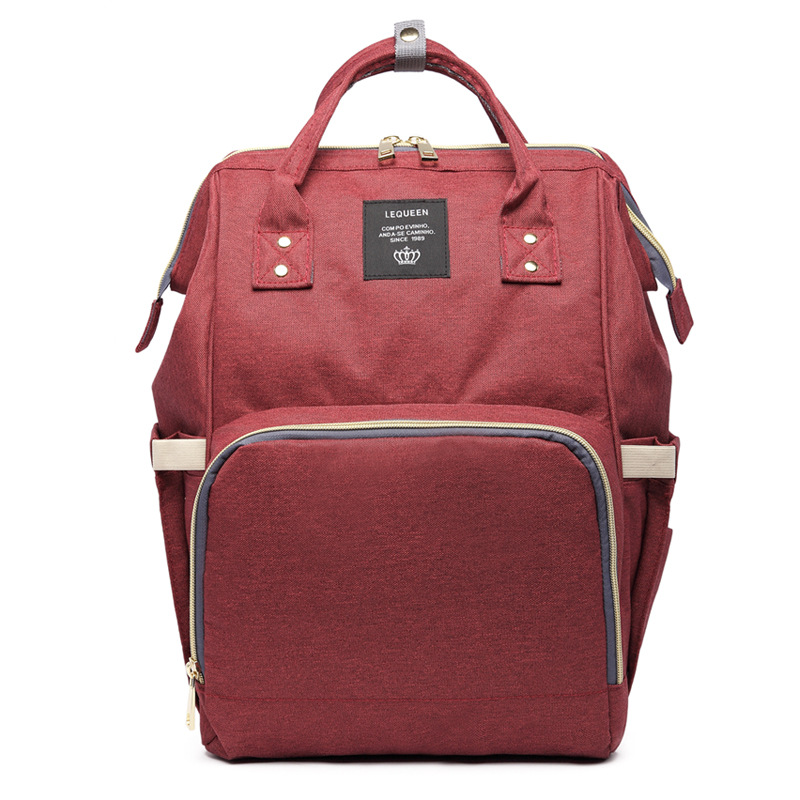 Mommy Bag Upgraded Fashion Backpack Mommy Bag Backpack Multifunctional Large-capacity Mother and Baby Bag Outing Bag Pregnant Woman Bag - Image 7