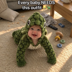 Baby Turtle-Themed Romper