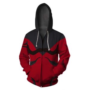 New foreign trade hot style 3d digital printing sweater Naruto series zipper cardigan pullover jacket men