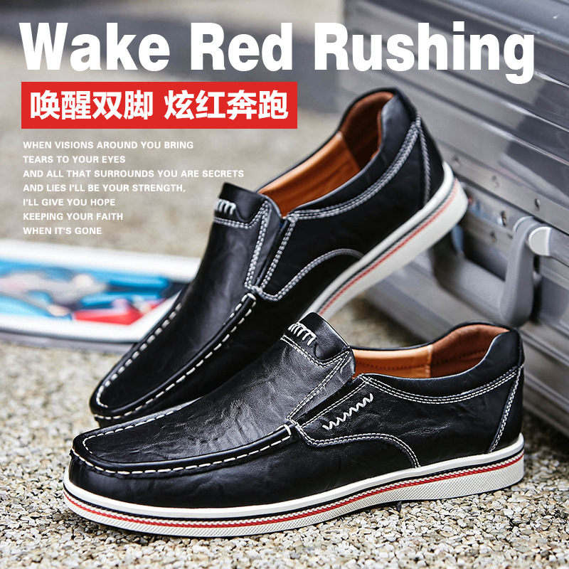 Spring style with suit shoes 45 large size white men's shoes 46 brown British casual shoes yellow leather shoes 47 - Image 8