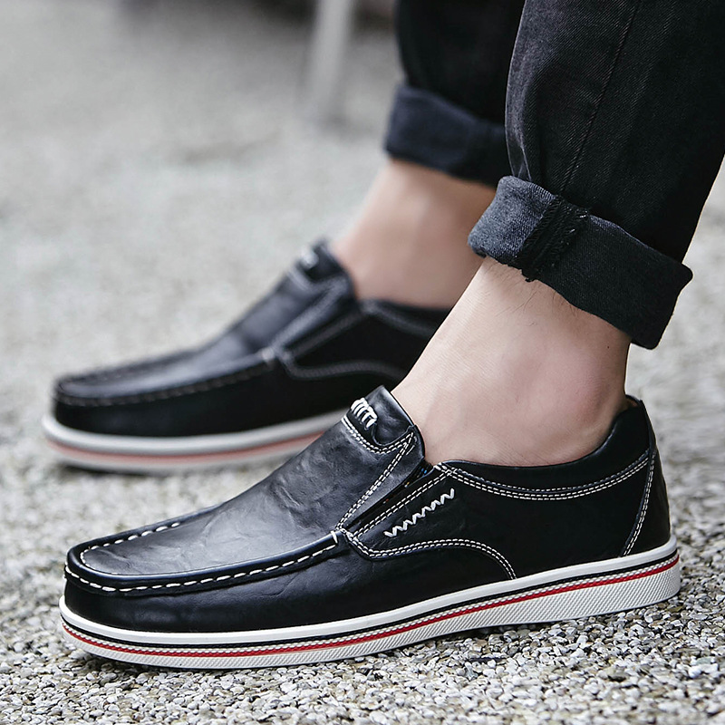 Spring style with suit shoes 45 large size white men's shoes 46 brown British casual shoes yellow leather shoes 47 - Image 7