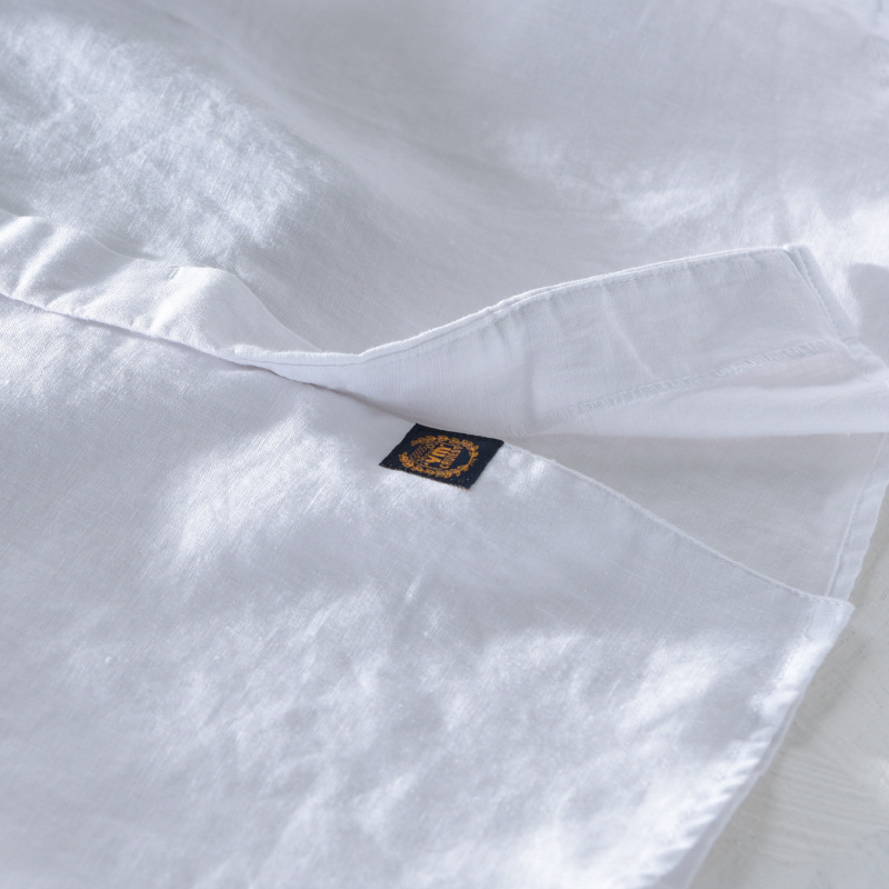 3311 (185) Light retro simple breathable inner and outer versatile shirt men's linen thin solid color mid-sleeve shirt - Image 3
