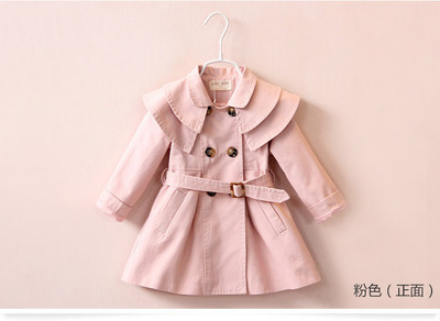 Cross-border children's clothing coat one generation spring and autumn new style cotton girl windbreaker Korean baby coat wholesale - Image 6