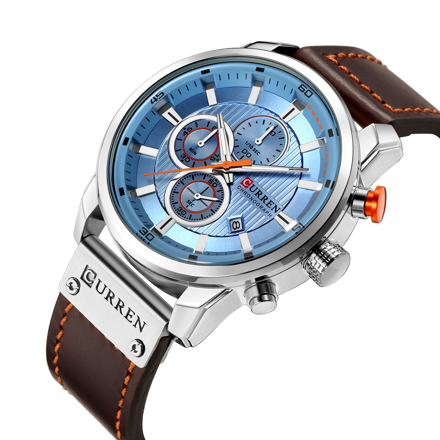 curren/Karuien hot sale 8291 men's watch belt men's watch new six-pin calendar watch waterproof watch - Image 11