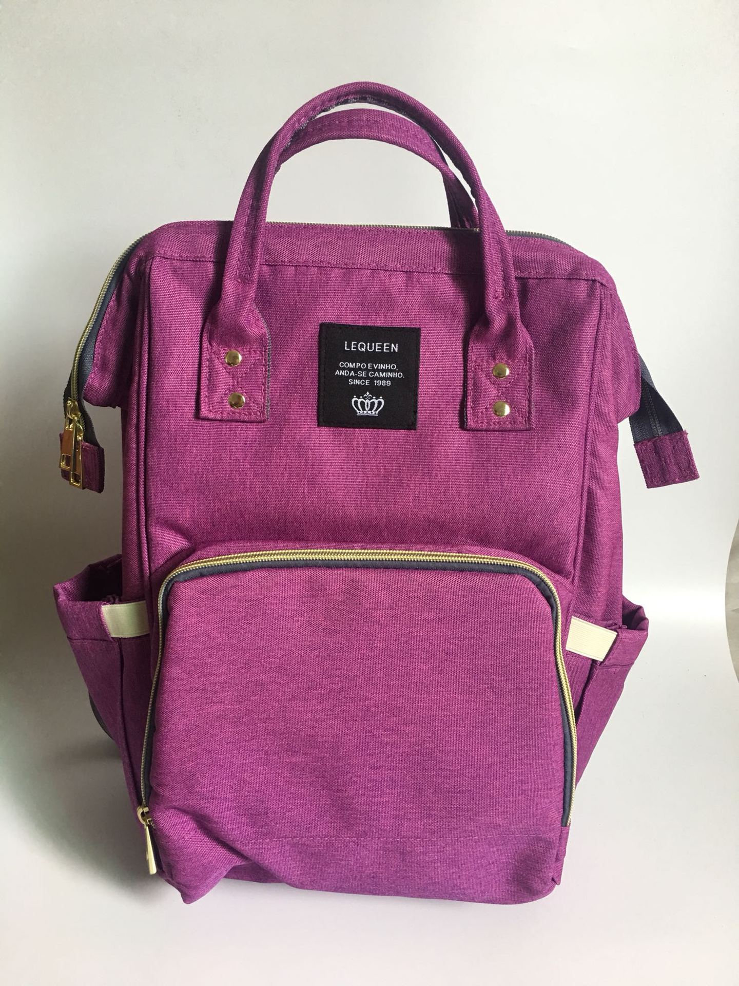 Mommy Bag Upgraded Fashion Backpack Mommy Bag Backpack Multifunctional Large-capacity Mother and Baby Bag Outing Bag Pregnant Woman Bag - Image 5