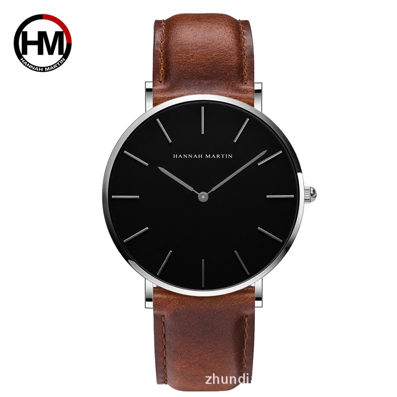 Japan Quartz Movt Men full Black Slim Simple Unisex Wristwatch Fashion Brand Sport Casual Waterproof Watches relogio masculino