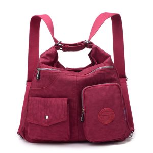 Wholesale women's bags new large-capacity nylon bag lightweight waterproof multi-function shoulder messenger backpack travel bag