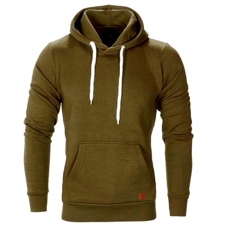 New style men's solid color outdoor sports leisure fleece sweater jacket - Image 14
