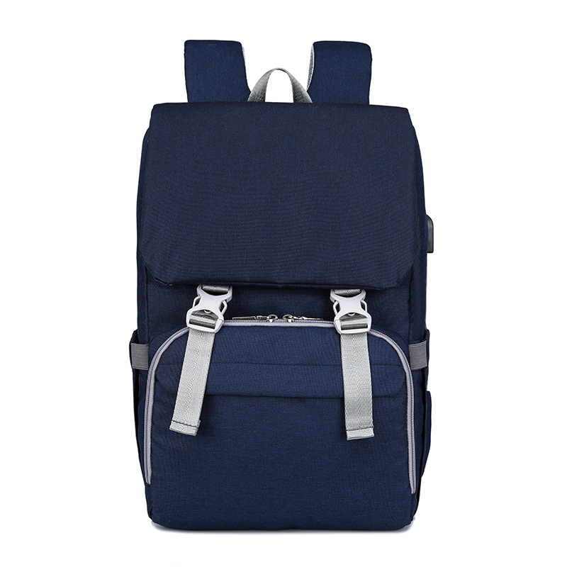 The new multifunctional mother and baby bag Large capacity waterproof mother and baby bag shoulders Korean leisure mother and baby storage bag - Image 3