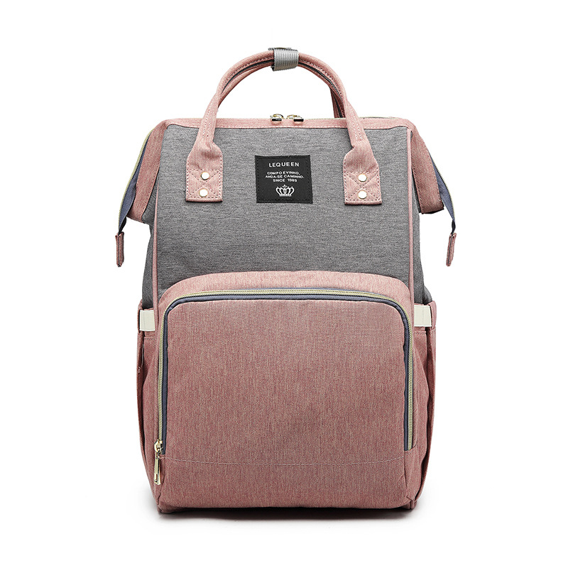 Mommy Bag Upgraded Fashion Backpack Mommy Bag Backpack Multifunctional Large-capacity Mother and Baby Bag Outing Bag Pregnant Woman Bag - Image 10