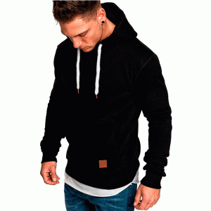 New style men's solid color outdoor sports leisure fleece sweater jacket