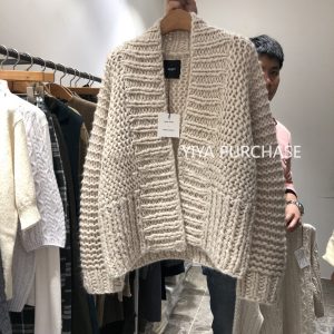 2024 New Lazy Style Hand-Knitted Sweater for Women, Korean Style, Babinpumkin Women's Wear