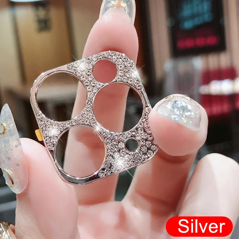 Bling Diamond Camera Lens Protector For iPhone 11 Pro Max Glitter Rhinestone Camera Protective Ring For iPhone 11 Pro Max Cover - Image 3