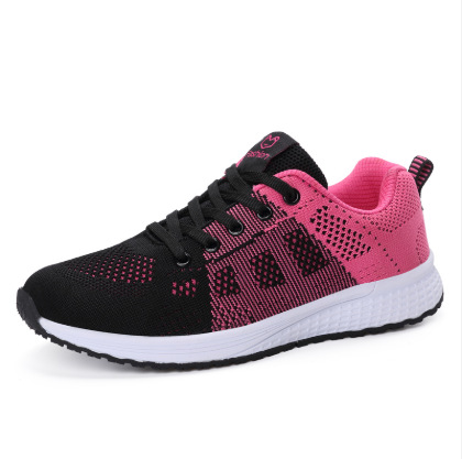 2024 new air cushion shoes casual running shoes flying woven sports shoes Korean version student mesh women's shoes 1727 cross-border - Image 6