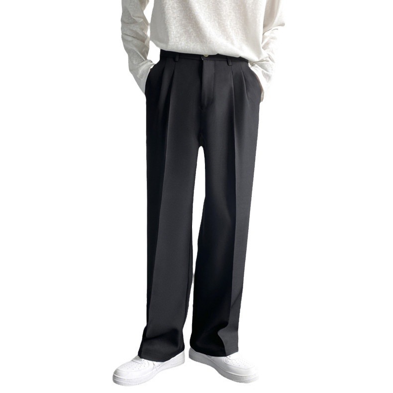 Autumn and winter 2023 new drape straight suit pants men's loose Korean casual wide-leg trousers mopping pants - Image 6