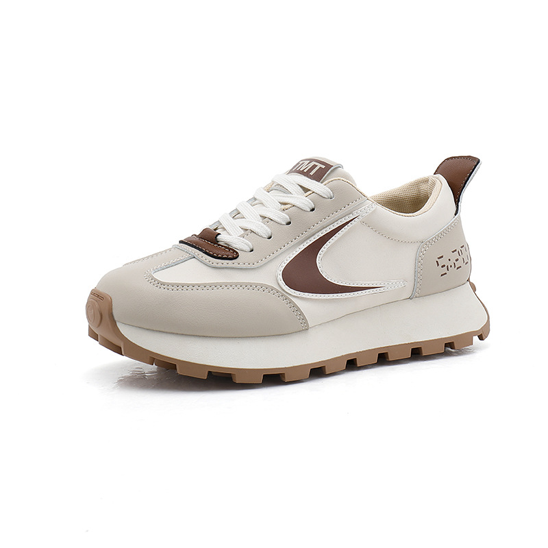 ins Korean version of Forrest Gump shoes for women 2024 spring new style student running sports versatile height increasing dad shoes 232-10 - Image 2