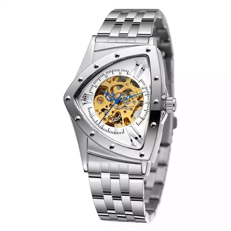 New TOMARCH European and American style men's fashionable and casual hollow triangle automatic mechanical watch wholesale - Image 3