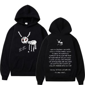 2024 New Rapper Drake for All The Dogs Letter Hoodie Men's Hi
