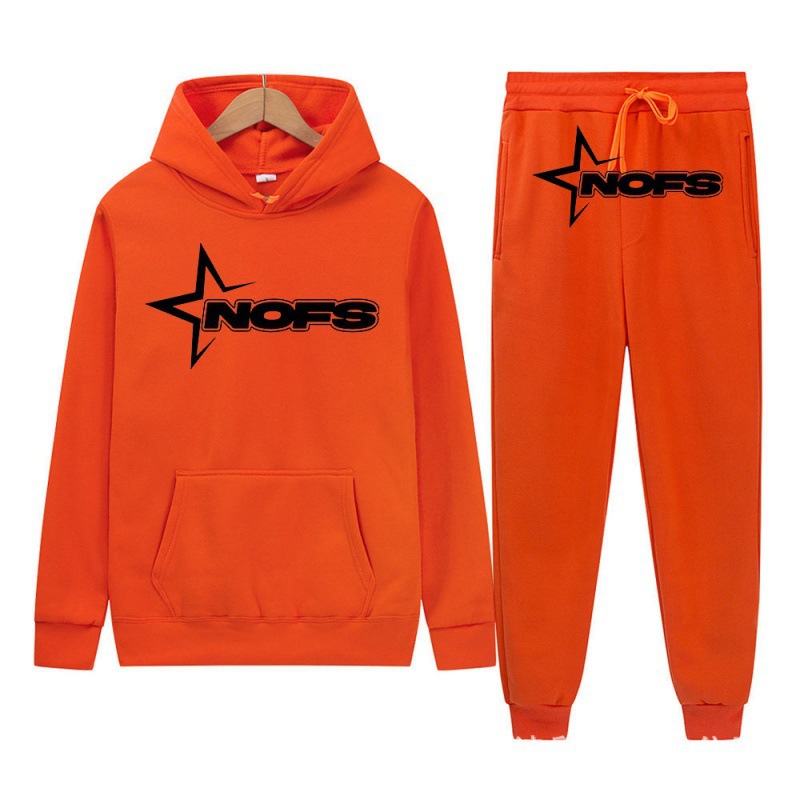 2024 Y2K new NOES hoodie set sweatshirt two-piece gothic punk rock clothing streetwear - Image 13