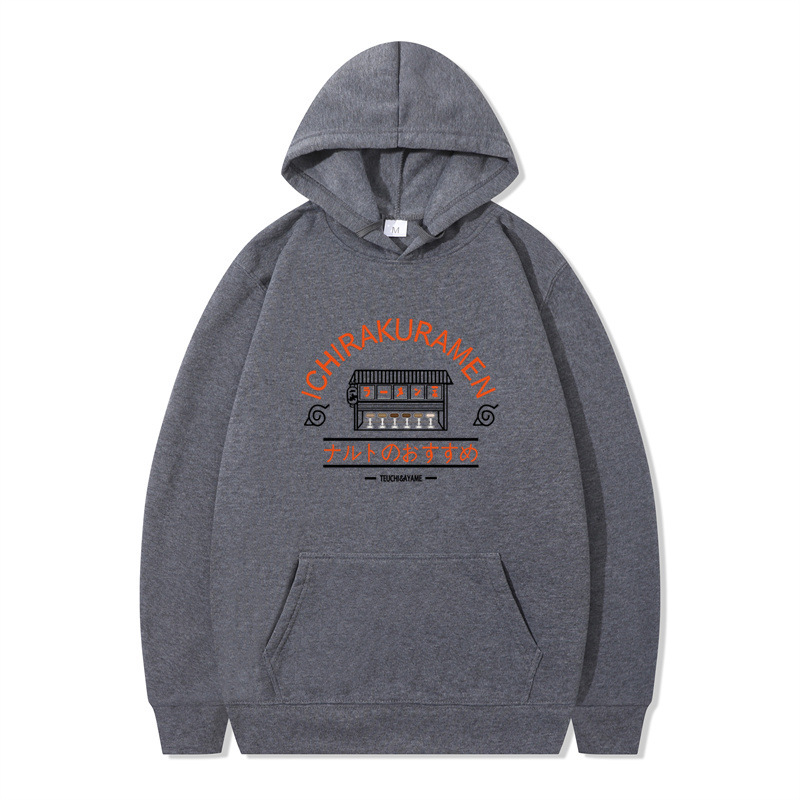 Naruto anime series naruto whirlpool naruto ramen shop printed autumn and winter hooded sweatshirt for men and women - Image 11