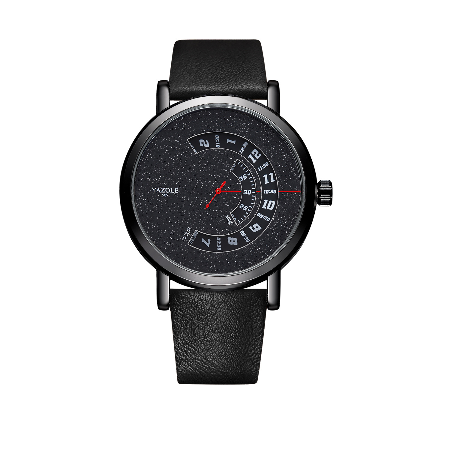 Yazole 509 Cross-border Fashion Turntable Watch Men Waterproof Men's Quartz Watch Men's Watch Watch Wholesale - Image 16