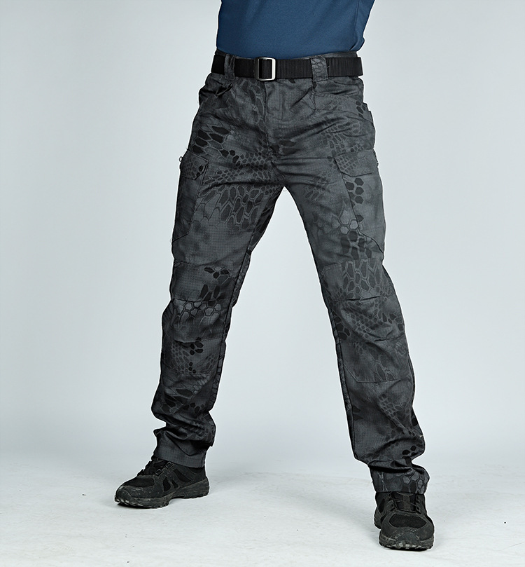 iX7 multi-pocket special forces assault pants 65 35 scratch-resistant tactical trousers large size outdoor overalls - Image 2