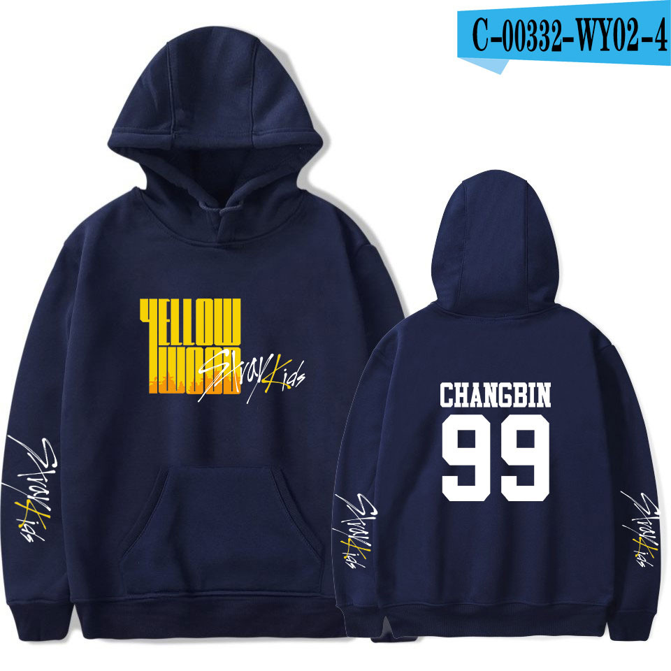 Amazon cross-border new Korean group tour around the men's and women's loose spring and autumn hooded sweater one piece on behalf of - Image 7