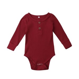 Foreign trade infants and young children's triangle romper, striped cotton coveralls, long-sleeved triangle rompers, stretch cotton winter coveralls