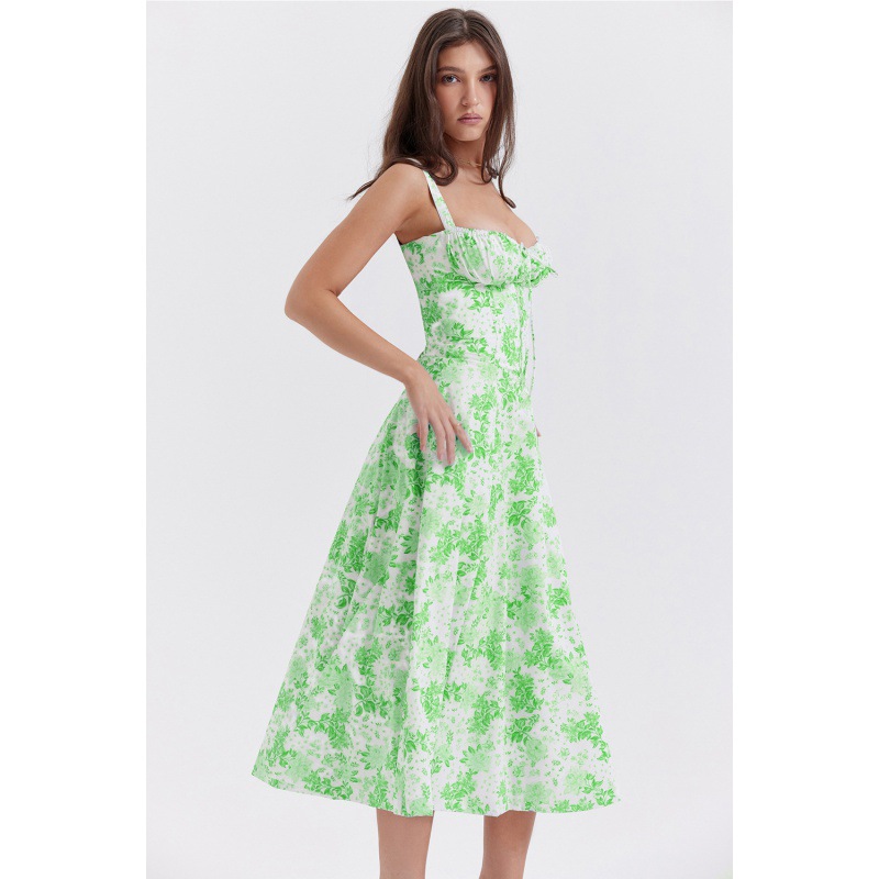 Women's Solid-Color Suspender Dress - Image 7