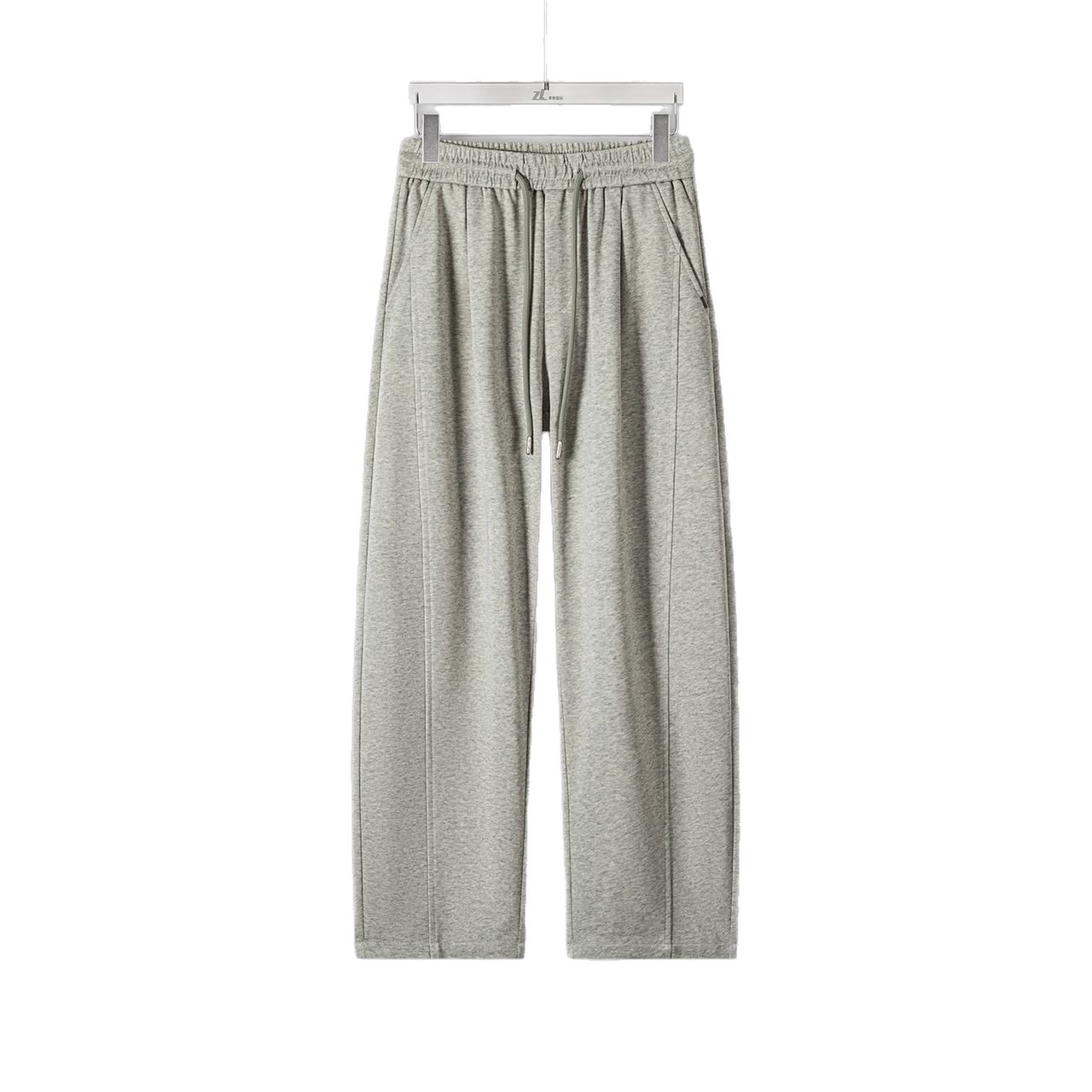 2026 Spring Youth Men's Curved Wide-Leg Casual Pants, Yunrou Trendy Brand, Simple Loose-Fitting Sports Pants, 280g - Image 5