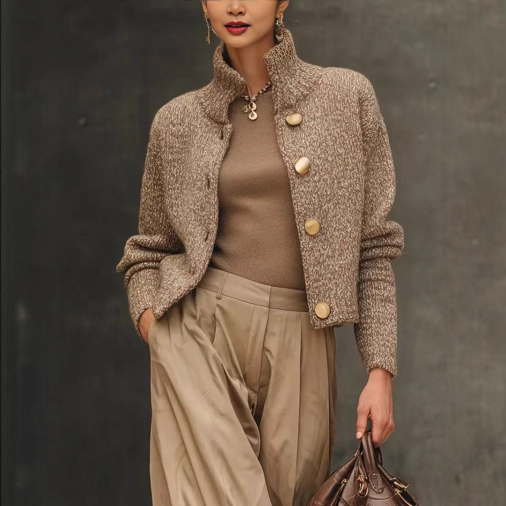 Textured Button-Front Jacket - Image 4