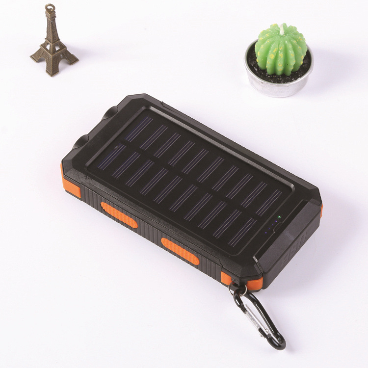Wholesale foreign trade outdoor waterproof solar power bank 20000mah large capacity compass mobile power cross-border - Image 7