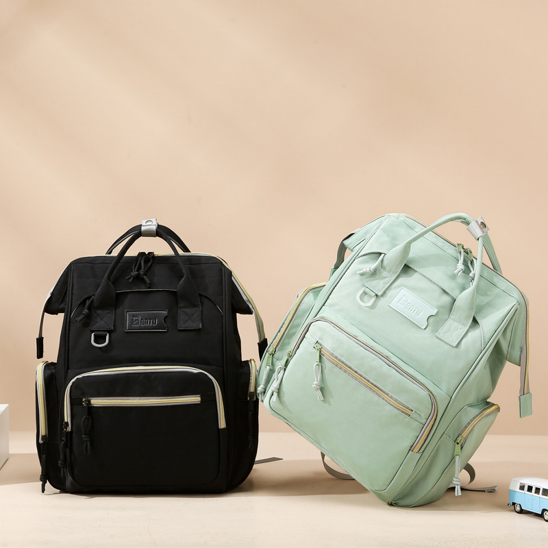 Mommy bag new style multi-pocket large size mother and baby bag outdoor travel multi-function splash-proof lightweight mommy bag - Image 2