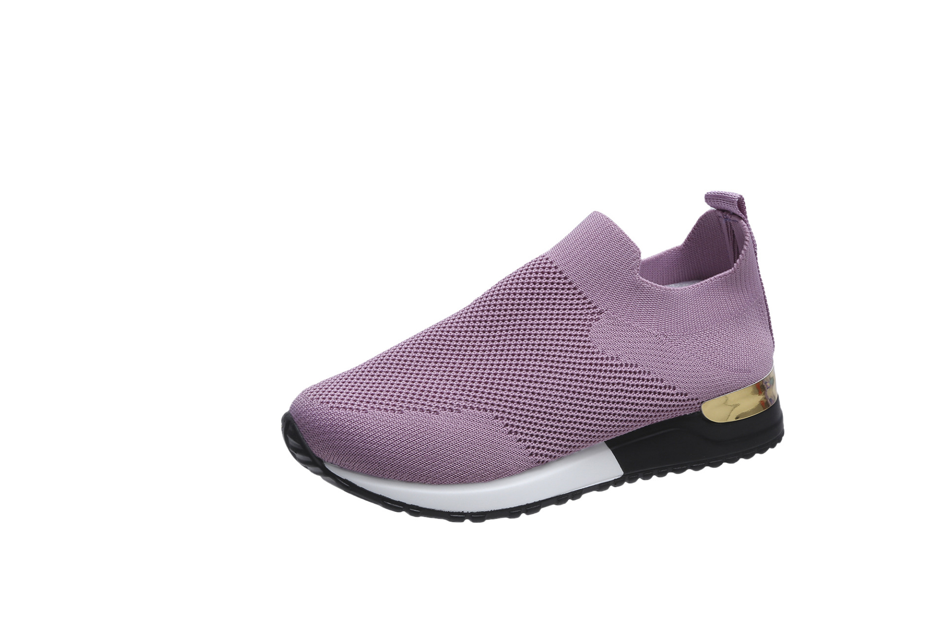 2022 Spring New Large Size Foreign Trade Women's Shoes Casual Sports Style Color Matching Sequins Lightweight Breathable Slip-on Shoes for Women - Image 11